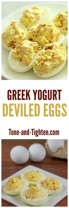 Greek Yogurt Deviled Eggs