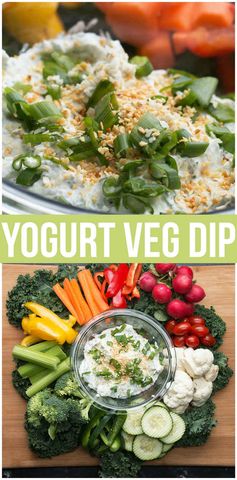 Greek Yogurt Veggie Dip