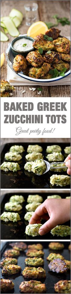 Greek Zucchini Tots