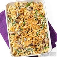 Green Bean & Mushroom Mac Casserole