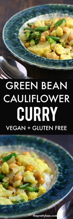 Green Bean and Cauliflower Curry