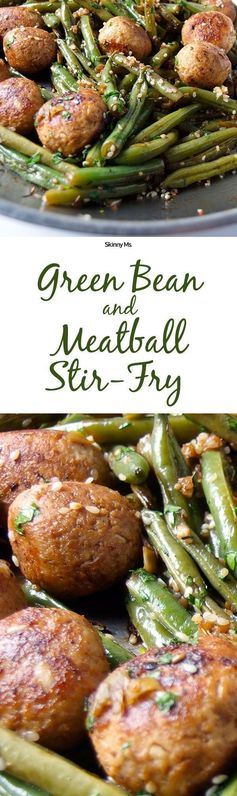 Green Bean and Meatball Stir-Fry