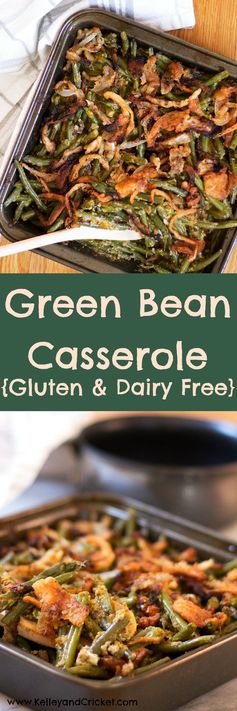 Green Bean Casserole (Dairy free, Grain Free, Paleo, Vegan