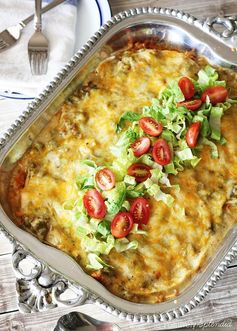 Green Chile Chicken Enchiladas