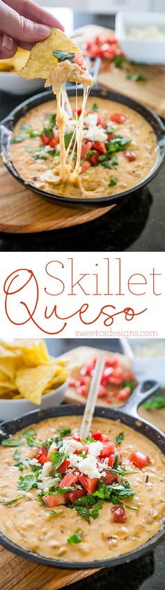 Green Chile Skillet Queso