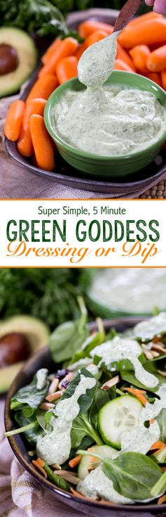 Green Goddess Dip or Dressing (Protein Packed