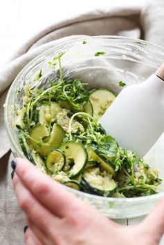 Green Goddess Zucchini Pasta