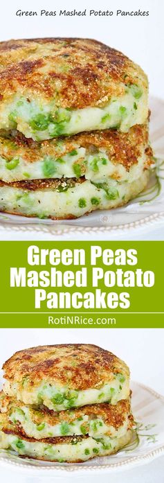 Green Peas Mashed Potato Pancakes