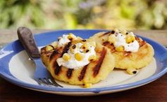 Grilled Arepas with Farmer's Cheese (or Queso Blanco