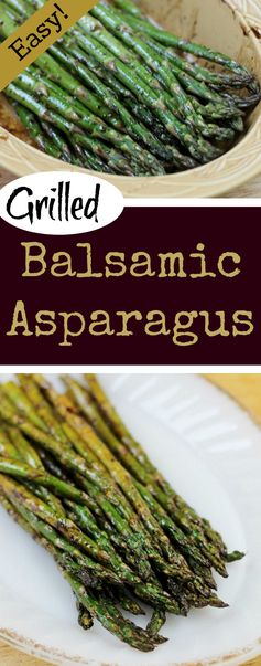 Grilled Balsamic Asparagus