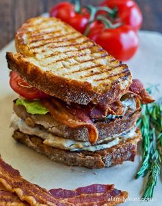 Grilled Chicken Club with Rosemary Aioli