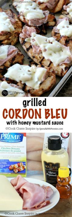 Grilled Chicken Cordon Bleu