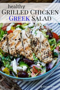 Grilled Chicken Greek Salad