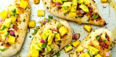 Grilled Honey-Lime Chicken with Pineapple Salsa