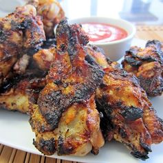 Grilled Lemon & Herb Chicken Wings