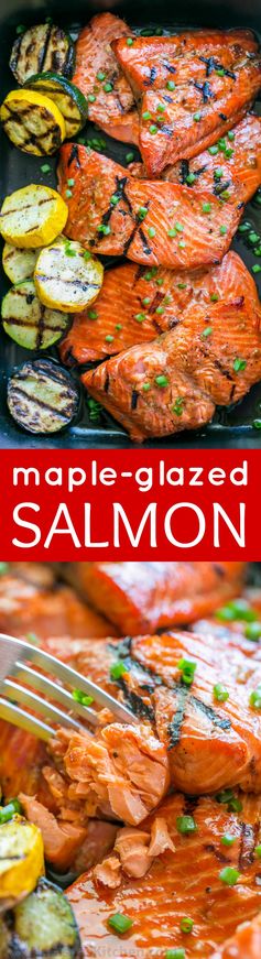 Grilled Maple Salmon