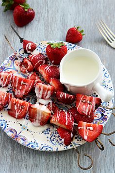 Grilled n' Glazed Strawberries