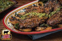 Grilled Steak with Classic Chimichurri Sauce