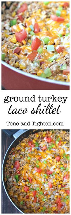 Ground Turkey Taco Skillet