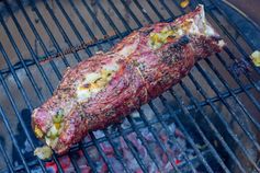 Habanero, Onion and Pepper Stuffed Flank Steak