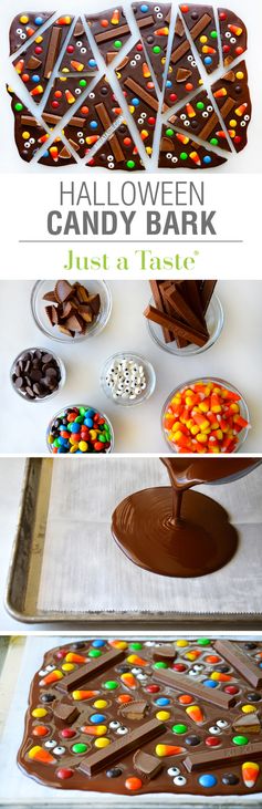 Halloween Candy Bark