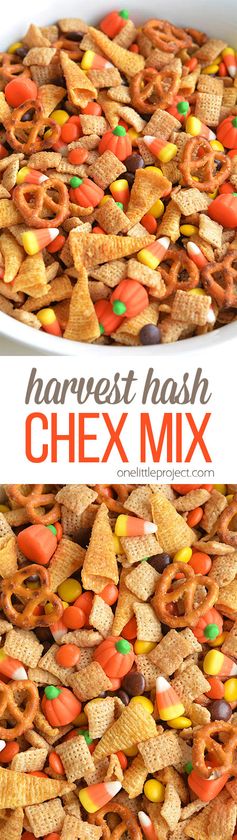 Halloween Harvest Hash Chex Mix