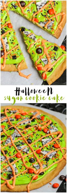 Halloween Sugar Cookie Cake