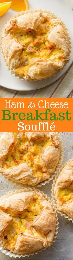 Ham & Cheese Breakfast Soufflé