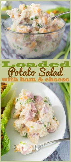 Ham and Cheese Loaded Potato Salad