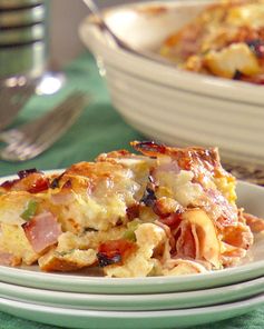 Ham and Cheese Strata