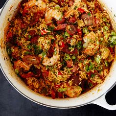 Ham and Sausage Jambalaya