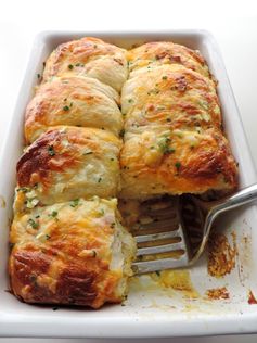 Ham Egg & Cheese Biscuit Bake