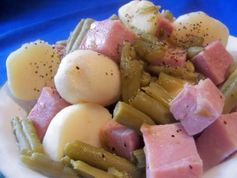 Ham, Green Beans and Potatoes (Crock Pot