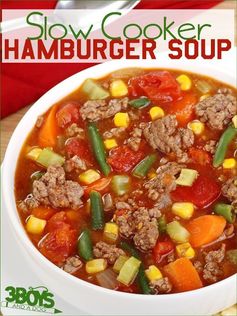 Hamburger Soup in the Slow Cooker