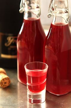 Handmade Cranberry Liqueur