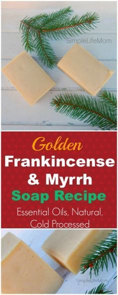 Handmade Frankincense and Myrrh Soap