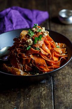 Harissa Carrot salad with Feta cheese