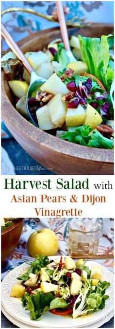 Harvest Salad with Asian Pears & Dijon Vinaigrette