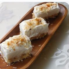 Haupia Shortbread Bars