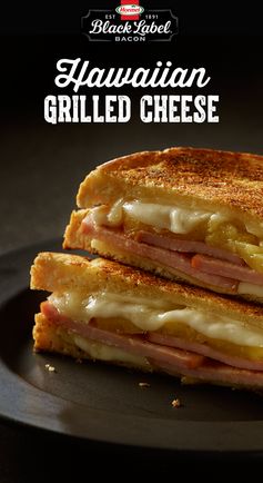 Hawaiian Grilled Cheese and Canadian Bacon Sandwich