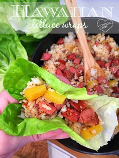 Hawaiian lettuce wraps