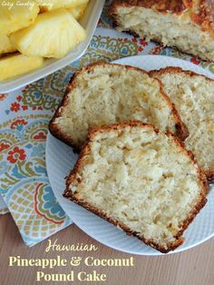 Hawaiian Pineapple & Coconut Pound Cake