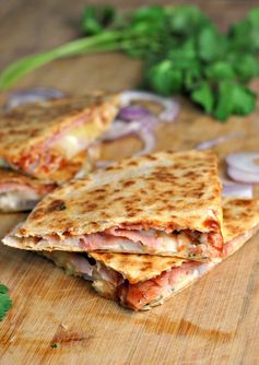 Hawaiian Pizza Quesadillas