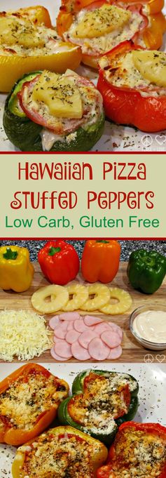 Hawaiian Pizza Stuffed Peppers