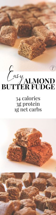 Healthy Almond Butter Fudge