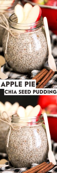 Healthy Apple Pie Chia Seed Pudding