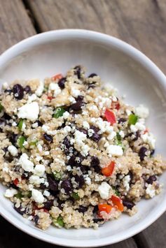 Healthy Black Bean and Feta Quinoa Salad