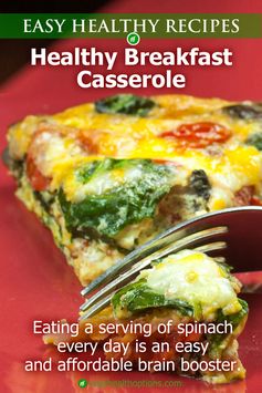 Healthy breakfast casserole