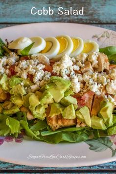 Healthy Chicken Cobb Salad for One