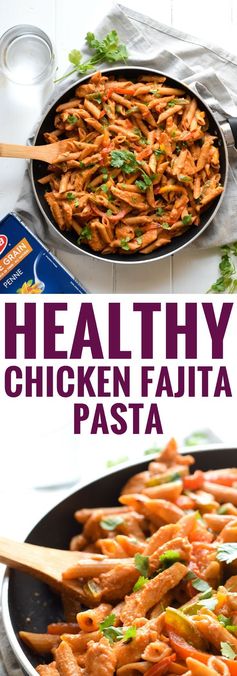 Healthy Chicken Fajita Pasta